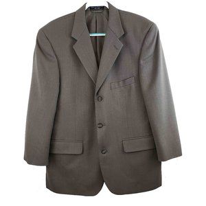 Franco Lanzetti Olive 100% WOOL Sport Coat  42S